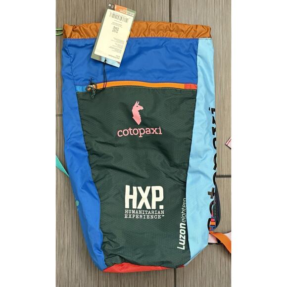 Cotopaxi Luzon 18L Del Día Day Pack Drawstring Backpack NWT Outdoor Hike Camp - Picture 1 of 9